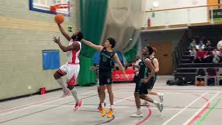 Teesside lions vs Myerscough academy basketball match highlights [upl. by Laith]