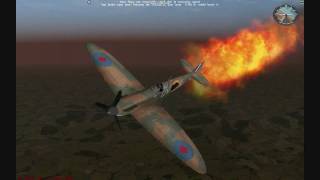 NEW Battle of Britain II version 210 Spitfires at sunset [upl. by Yolanda]