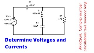 AC Analysis SeriesParallel RLC Circuit [upl. by Neit310]