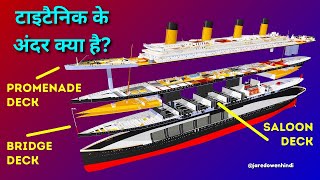 टाइटैनिक के अंदर क्या है 3d Animation Whats inside the Titanic [upl. by Arvonio]