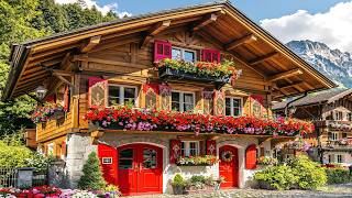 The Enchanting Village of Flowers and Wooden Chalets 🇨🇭 The Secret of Grimentz [upl. by Aikcin]