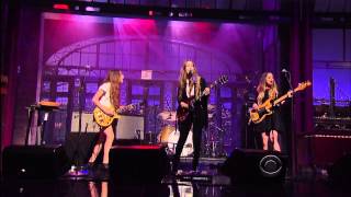 Haim  quotForeverquot 610 Letterman TheAudioPervcom [upl. by Greyson526]