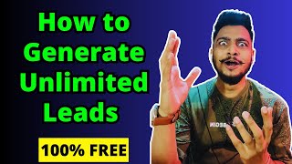 LEAD GENERATION  From Zero to Unlimited Leads – My Single Step Formula [upl. by Kubiak]