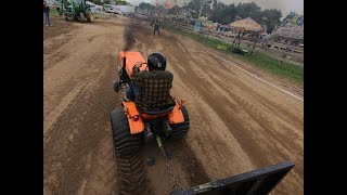 Diesel 1250lb garden tractors RIPIN IT UP IN MILTON [upl. by Zipah]