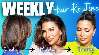 The Weekly Hair Care Schedule that will give you SUPER Healthy Hair [upl. by Anelagna230]