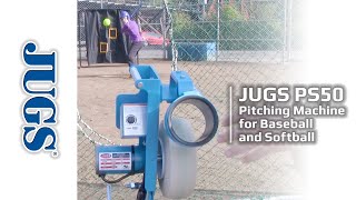 JUGS PS50 BaseballSoftball Pitching Machine  JUGS Sports [upl. by Enomal859]