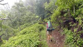 Hawaii Backpacking Muliwai trail into Waimanu Valley [upl. by Mckeon]