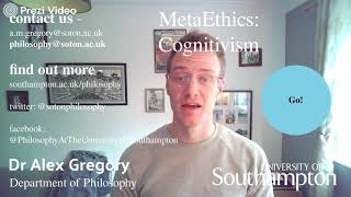 MORAL PHILOSOPHY  Metaethics 2 Cognitivism [upl. by Eignav]