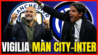 Ultimissime MANCHESTER CITYINTER Conferenza INZAGHI e formazioni  INTER NEWS [upl. by Hsan]