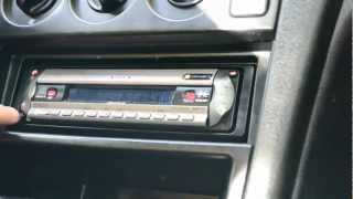 How to remove a car radio without special tools  keys  eg sony cdxR3350 [upl. by Oiznun]