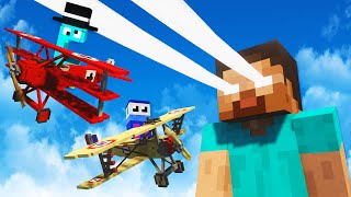 We Fight Giant Herobrine with WWI Planes in Teardown [upl. by Jeu]