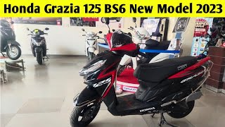 Honda Grazia BS6 2023  Honda Grazia 125 [upl. by Ecirtac]