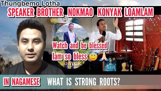 What is strong roots  In Nagamese  Speaker  Brother  nokmaokonyaktangpao Thungbemo Lotha [upl. by Aztirak]