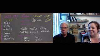 Learn Ancient Greek 107Unit 19 The verb οῖδα [upl. by Aira]