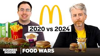 US vs UK McDonald’s 2020 vs 2024  Food Wars  Insider Food [upl. by Krystle]