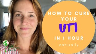 How to Cure Your UTI in One Hour Naturally  Cures From The Kitchen  DIY Home Remedy [upl. by Sherburn632]