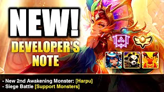 NEW 2A IS COMING amp Amazing Updates To Siege  Summoners War Devs Note v850 [upl. by Yssak]