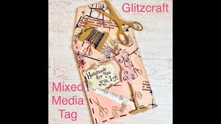 Glitz Craft Mixed Media Tag [upl. by Abisha]