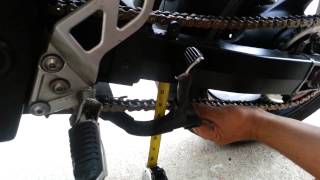 Bandit 1250 rear chain noise still updated [upl. by Nawj]