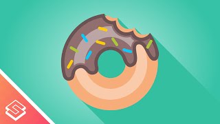 Inkscape Tutorial Vector Donut [upl. by Sabsay]