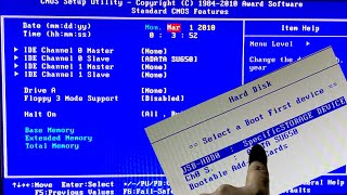 BIOSBoot menu setting on Gigabyte GAG41M Combo Motherboard [upl. by Iadrahc624]