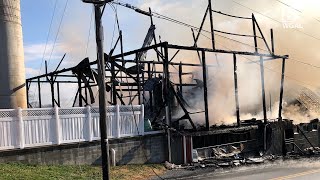 Fire destroys barn in Lancaster County [upl. by Nivak467]