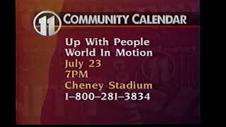 KSTW11  Community Calendar Summer of 1994 [upl. by Harte]