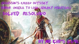 assassins creed odyssey ERROR unable to load library dbdata dll SOLVED Resolvido [upl. by Triny]