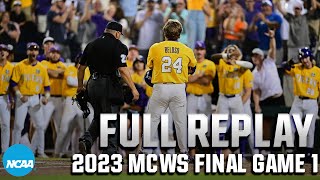 LSU vs Florida 2023 Mens College World Series Final Game 1  FULL REPLAY [upl. by Aldon]