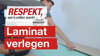 Richtig Laminat verlegen  toom Werkstatt [upl. by Ebocaj]