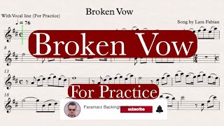 Broken Vow  Sheet music for Practice [upl. by Luigi162]