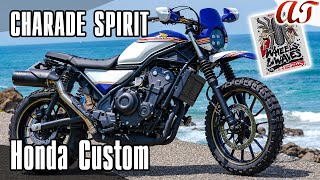 2024 HONDA CL500 Custom CHARADE SPIRIT  WHEELS amp WAVES Custom Contest  AampT Design [upl. by Stoddart]