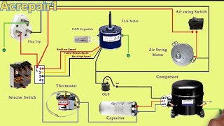 Window Ac Wiring Diagram [upl. by Maggie22]