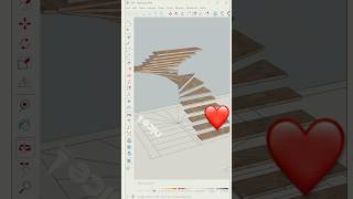 sketchup How to use SketchUp for create a staircase nicetower nicetower [upl. by Shalna]