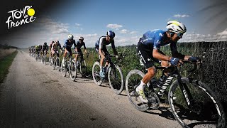 Gravel concerns reemerge after difficult Stage 9 of Tour de France 2024  Cycling on NBC Sports [upl. by Novahs]