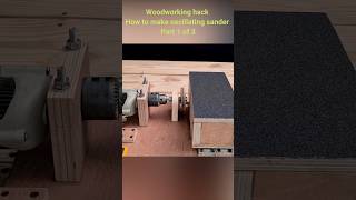 How to build an oscillating sander using drill part 1 of 3 woodworkingtoolguide woodworkinghacks [upl. by Parsons606]