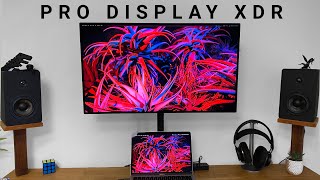 Apple Pro Display XDR Monitor Unboxing 32 inch 6K resolution and Set Up by iOS App Developer [upl. by Mossberg]