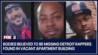 Bodies believed to be missing Detroit rappers found in ratinfested vacant apartment building [upl. by Weinstein]