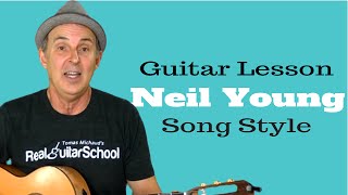 Beginner Guitar Lesson Easy “Neil Young” Song [upl. by Lrac]