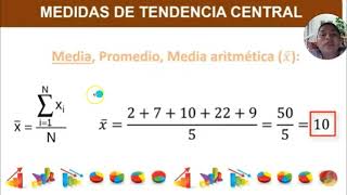 MEDIDAS DE TENDENCIA CENTRAL [upl. by Morra]