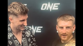 ONE Fight Night 19 Postfight interview with Jonathan Haggerty [upl. by Andrade147]