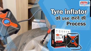 How to use a Woscher Digital Tyre Inflator and difference between Digital and Analog stepwise guide [upl. by Sherourd]