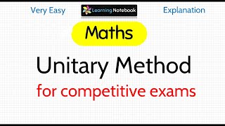 Unitary Method Explanation [upl. by Adekram425]