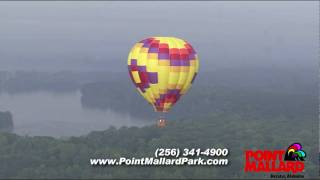 Balloon Ride at the Alabama Jubilee at Point Mallard Park [upl. by Eesak]