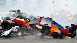 Incredible images show Alonso’s spectacular F1 crash [upl. by Knapp]