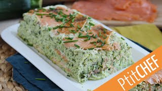 TERRINE COURGETTES  SAUMON  lentrée extra fraîche pour cet été [upl. by Elinnet341]