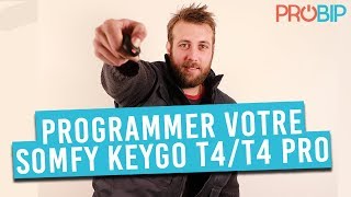 Comment programmer votre télécommande SOMFY KEYGO T4T4 PRO [upl. by Lyram]