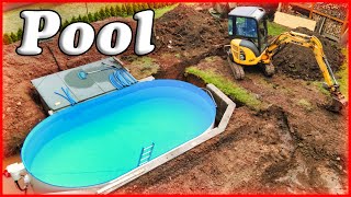 Pool im Garten selber bauen  Rückblick im Zeitraffer [upl. by Basir]