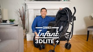 Summer Infant 3DLite Stroller Review [upl. by Nahtiek737]