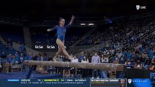 Norah Flatley Beam UCLA vs California 2022 9950 [upl. by Rivy]